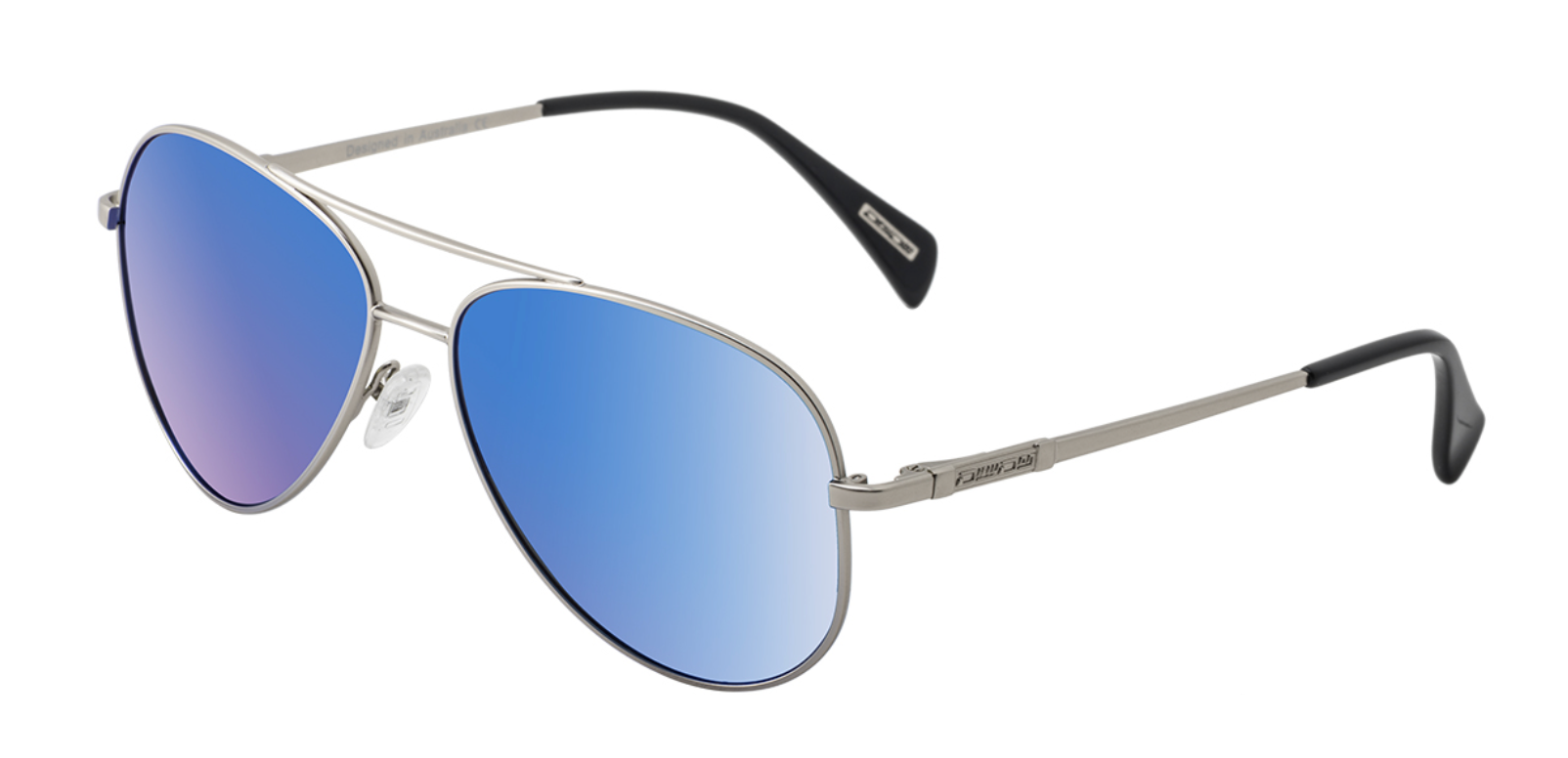 Dirty Dog Grey/Blue Mirror Polarised / Silver -53476-