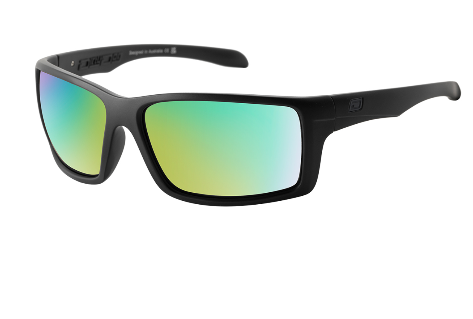 Dirty Dog Grey/Green Mirror Polarised /Satin Black - 53702 -