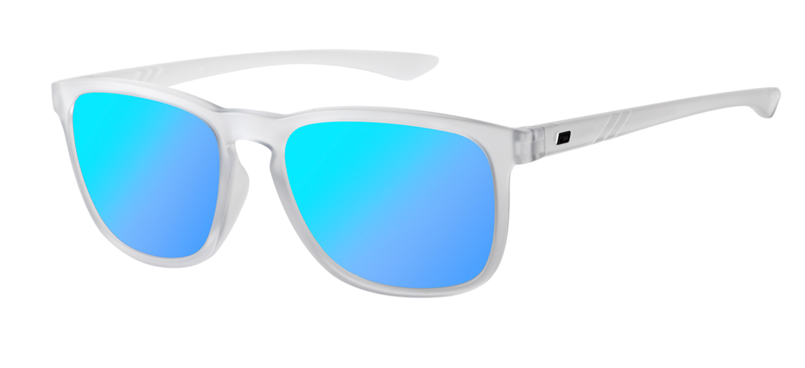 Dirty Dog Grey/Ice Blue Mirror Polarised / Satin Crystal-53740-