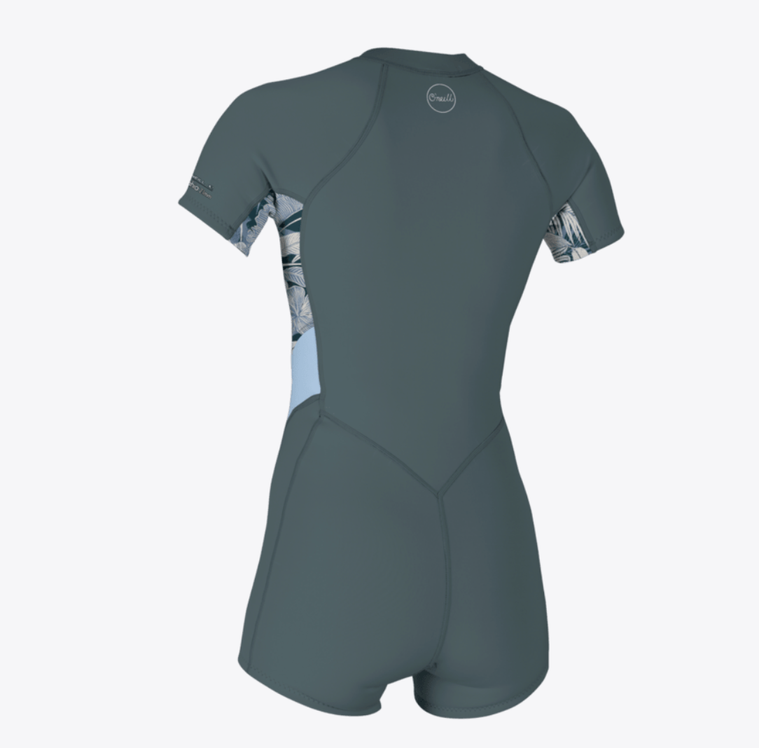 O'Neill Womens Bahia 2/1mm Front Zip S/S Spring Wetsuit 5293