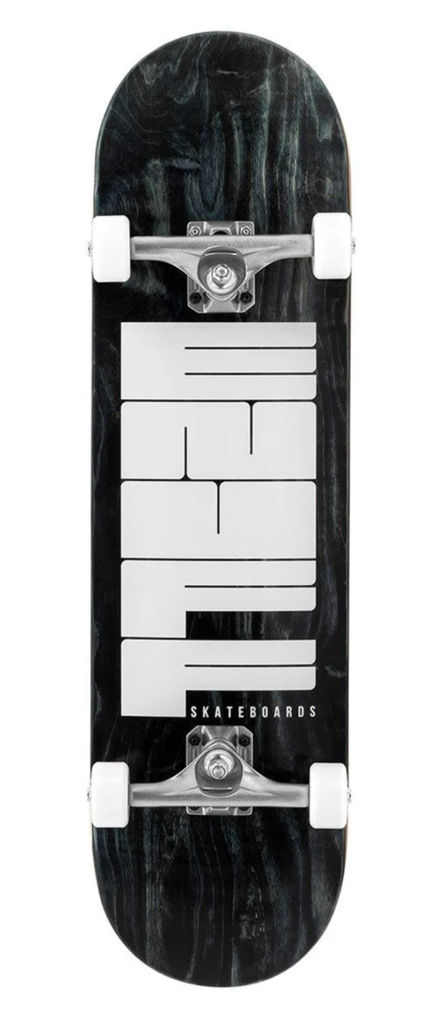 ENUFF THROWBACK SKATEBOARDBLACK COMPLETE SKATEBOARD - 8.5"