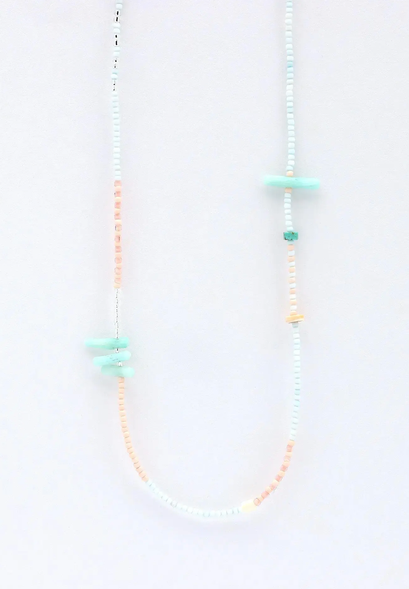 PINEAPPLE MIMPI DAINTY BEADED NECKLACE - NICNP-022