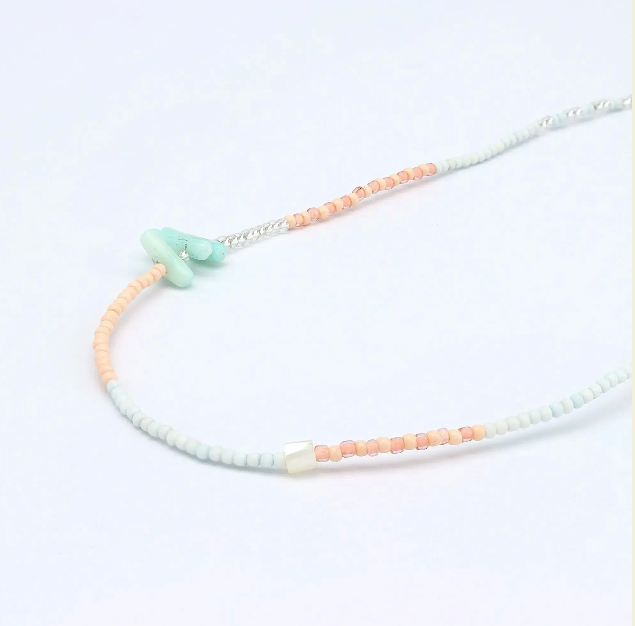 PINEAPPLE MIMPI DAINTY BEADED NECKLACE - NICNP-022