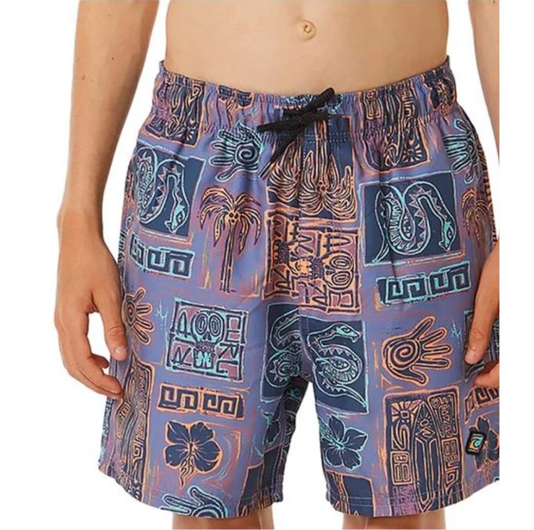 Rip Curl Boys Lost Island Tile Volley Short