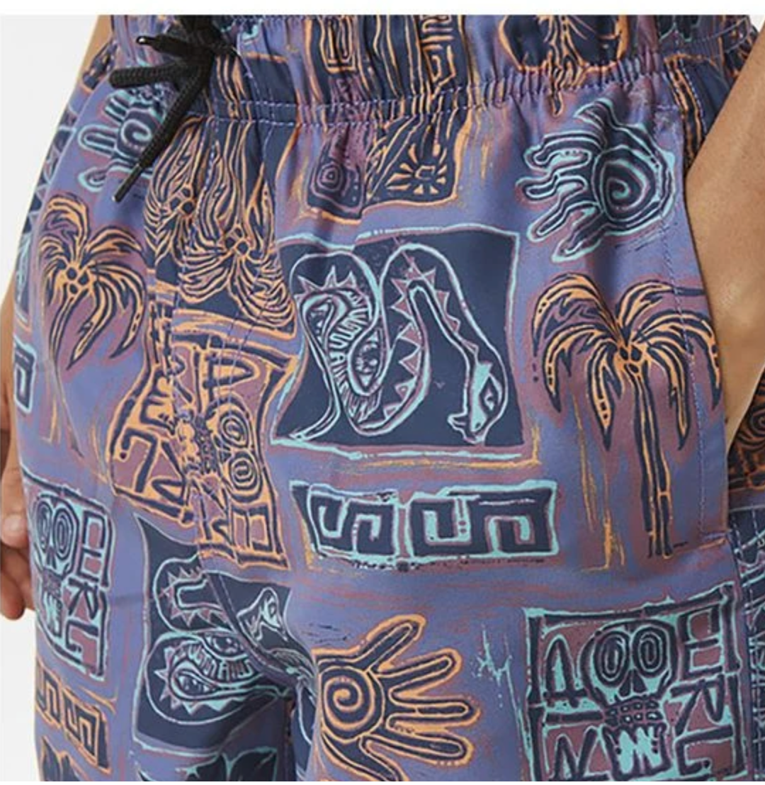 Rip Curl Boys Lost Island Tile Volley Short