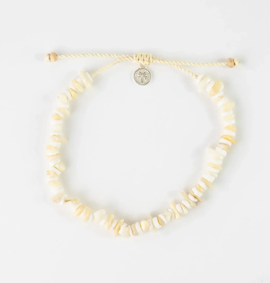 PINEAPPLE CANGGU PUKA SHELL SURFER ANKLET- KALA-001