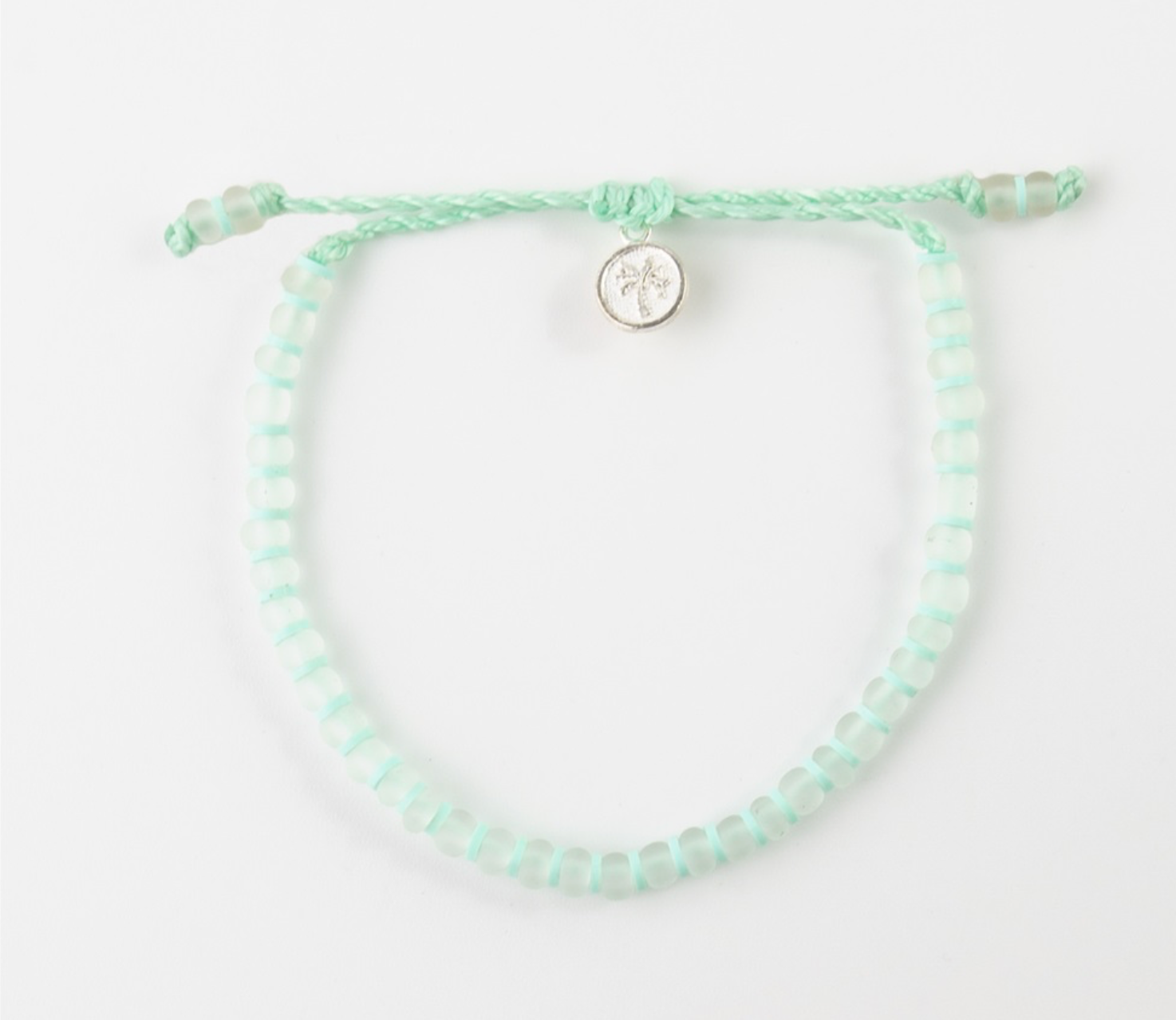 PINEAPPLE MARLEY GLASS BEADED ANKLET - GLWAP
