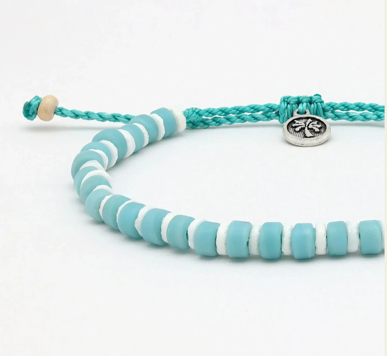 PINEAPPLE CHAWENG BEADED ANKLET-KALA-040