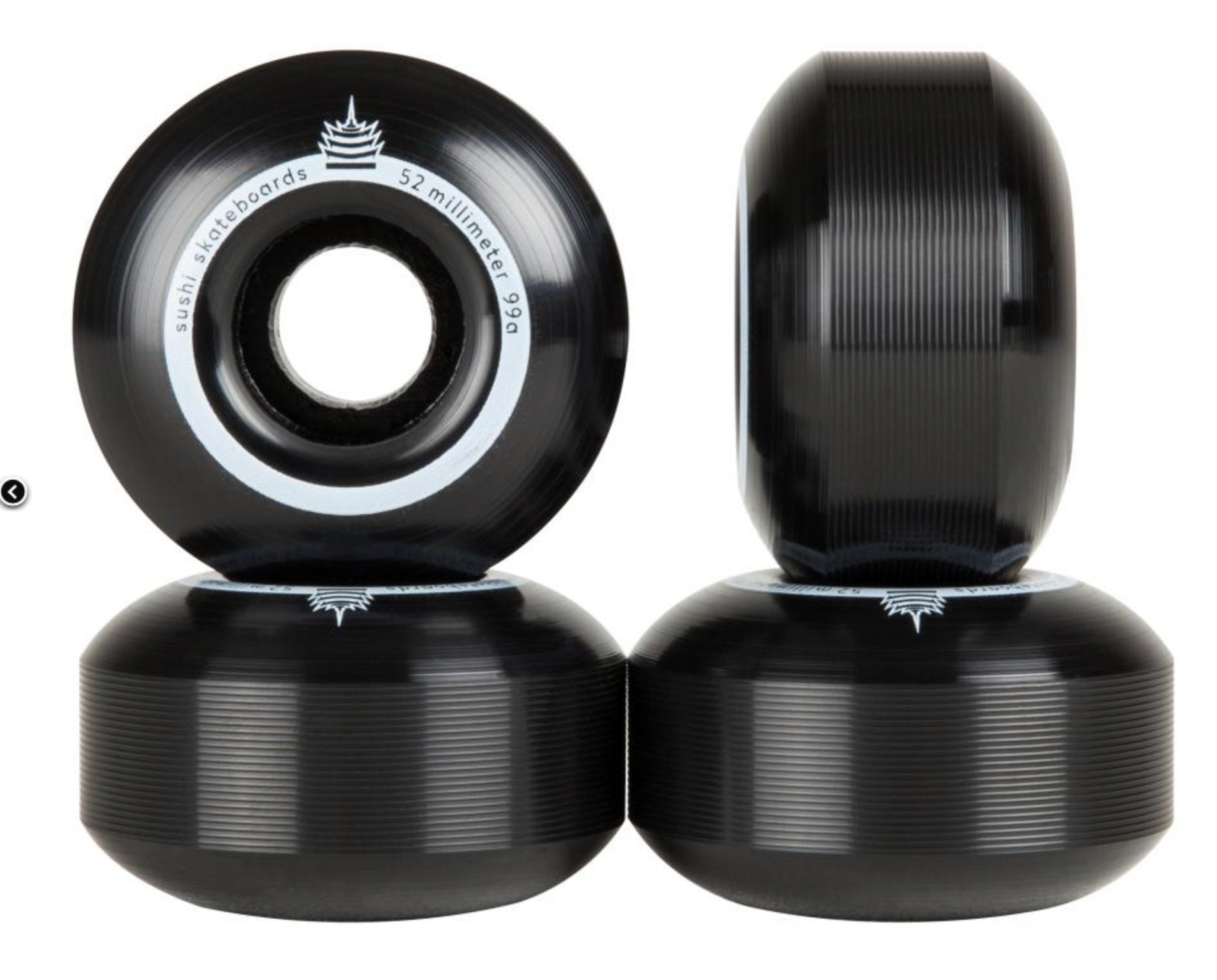Sushi Wheels Pagoda - BLACK 52mm