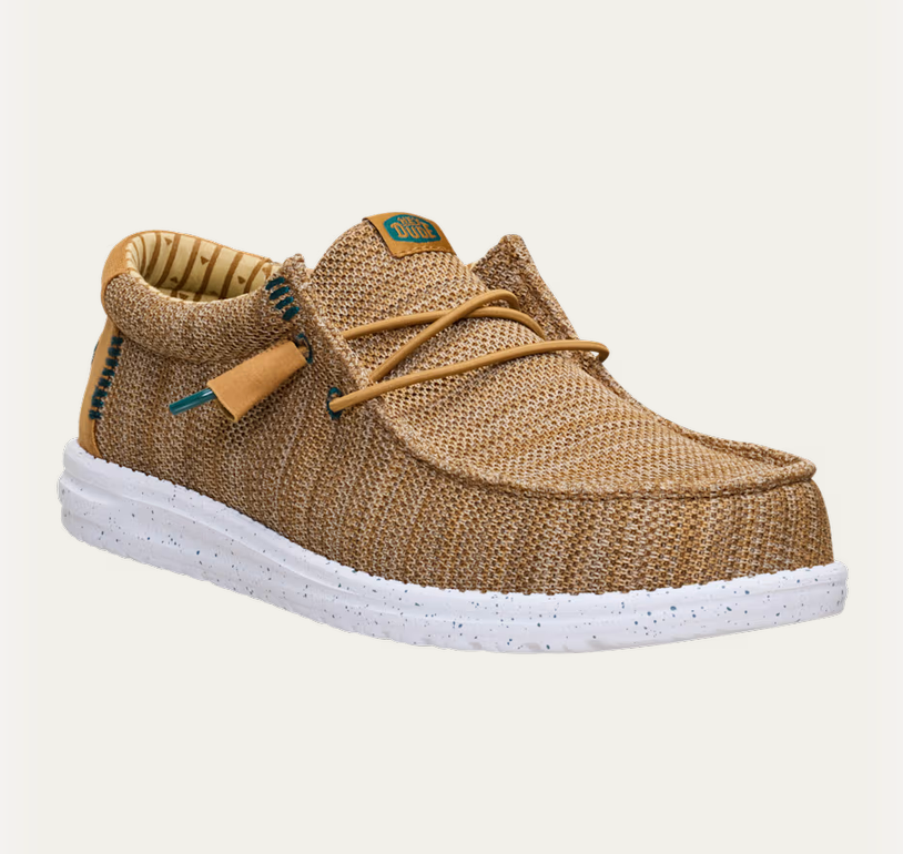 DUDE Wally Stretch Sox -  Bone Brown / Multi