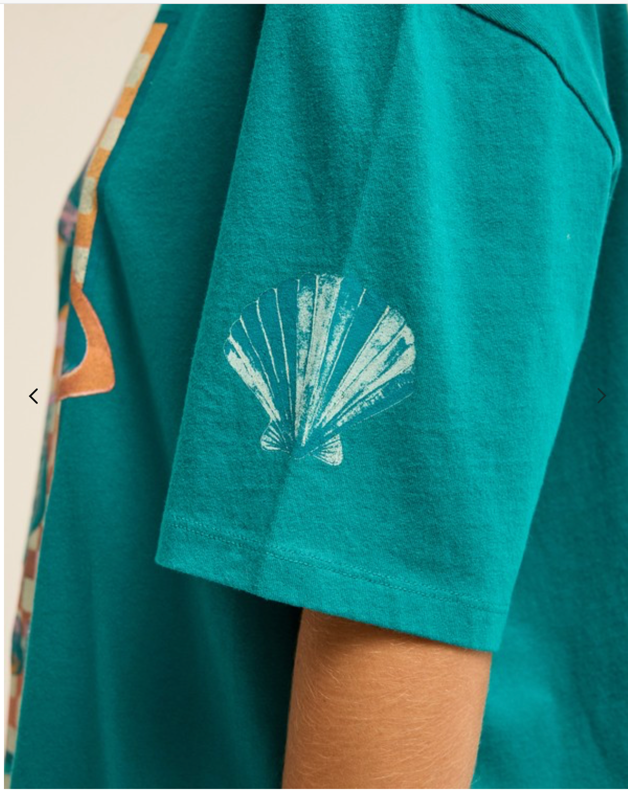 Billabong -Salty Since Women Green Oversized T-Shirt
