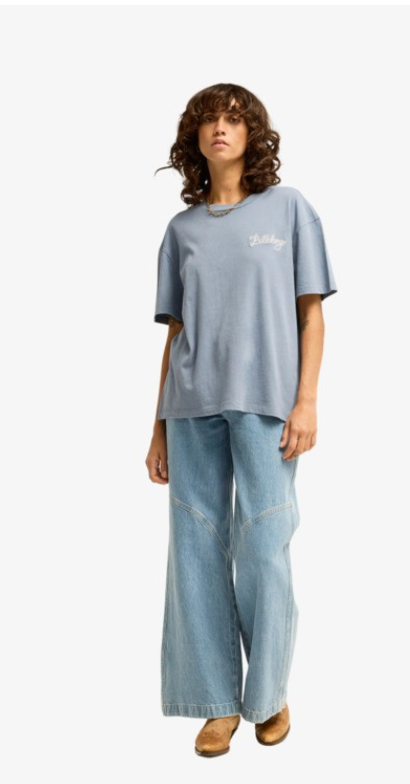 Roxy - Every Other Shell Women Grey Short Sleeve T-Shirt