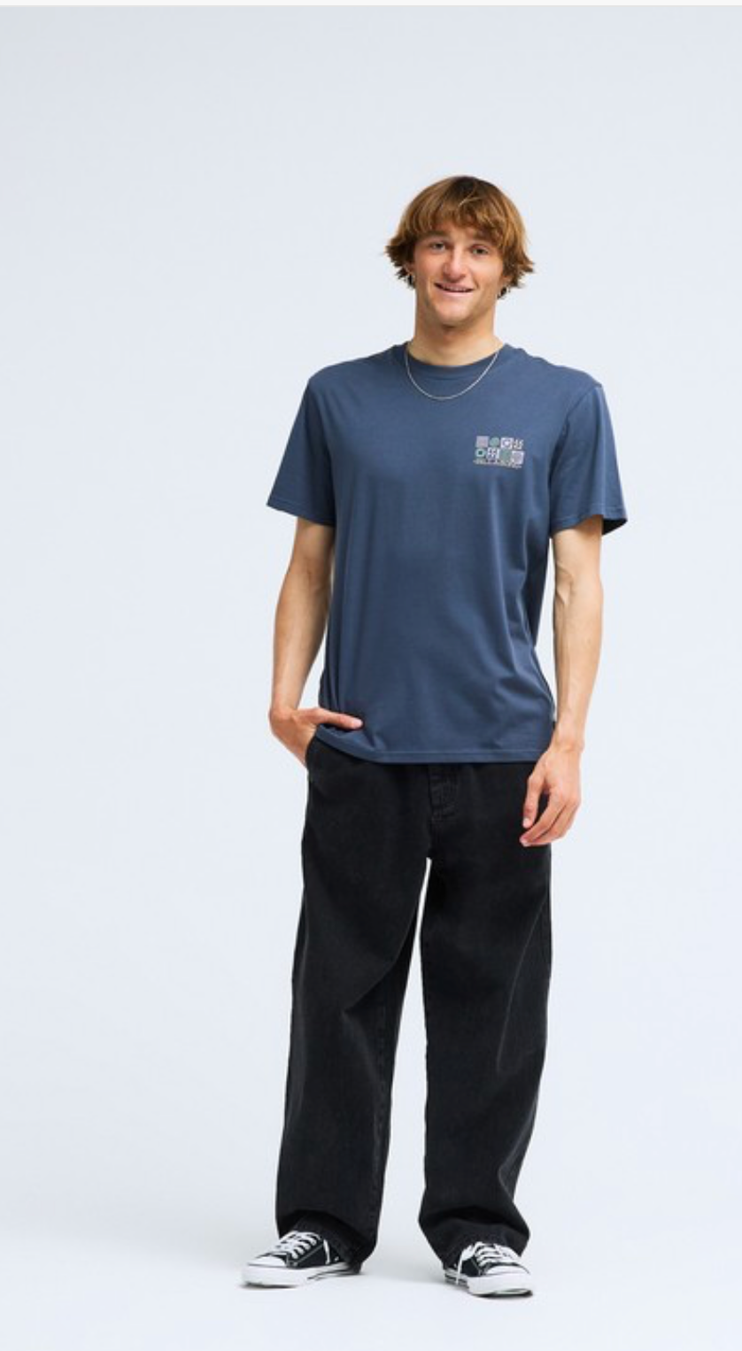 Billabong - Segment Men Black Short Sleeve T-Shirt