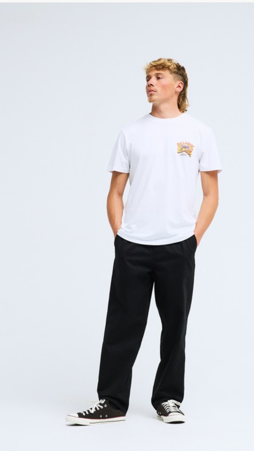 Billabong -Lennox Men Black Elasticated Trousers