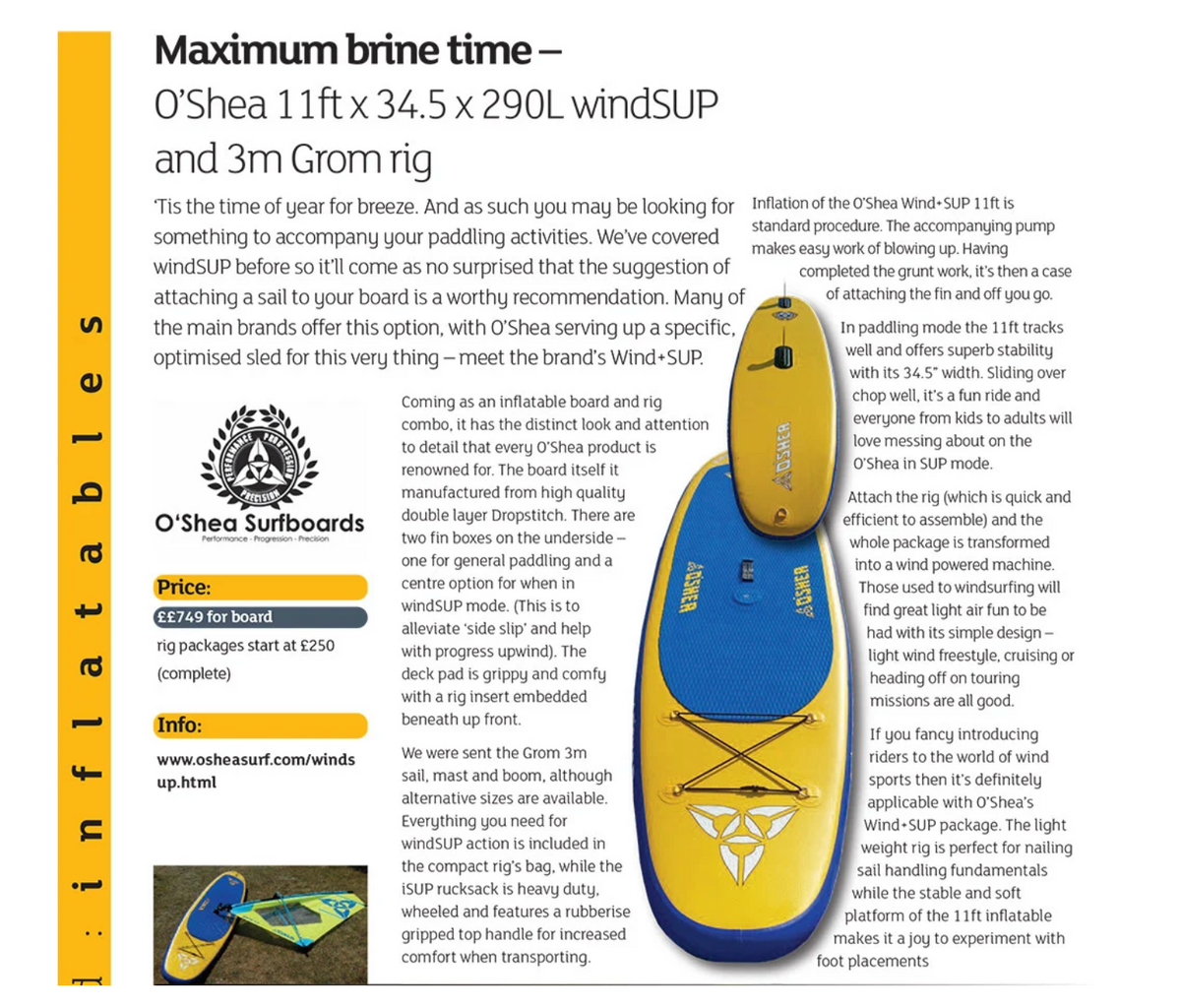 O'SHEA 11' WIND PADDLEBOARD