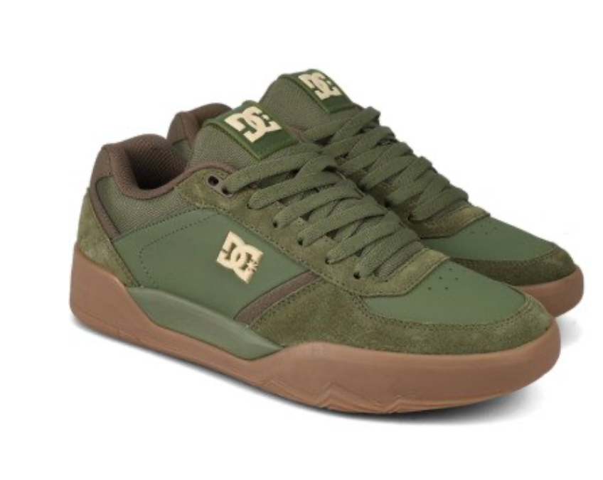 DC Fractal Men Green Trainers