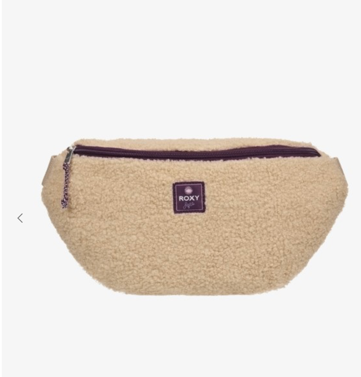 ROXY Wave Rider Women Beige Sherpa Bumbag