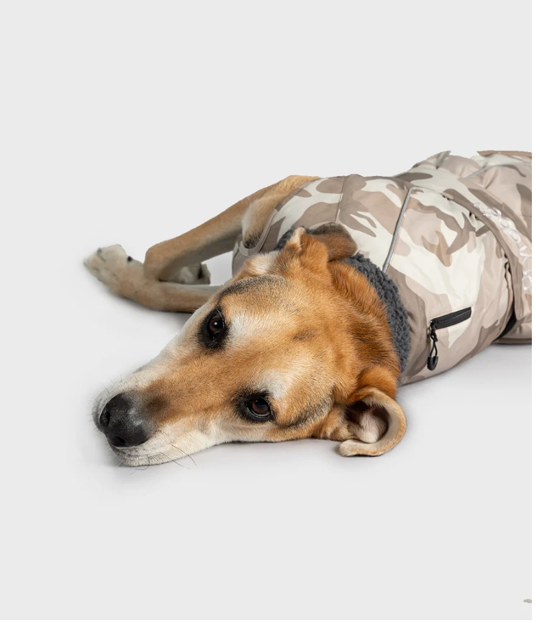 DRYROBE Sand Camo Dog Coat