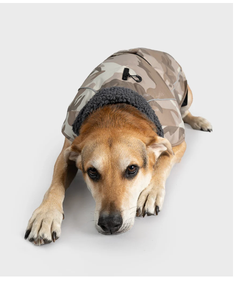 DRYROBE Sand Camo Dog Coat