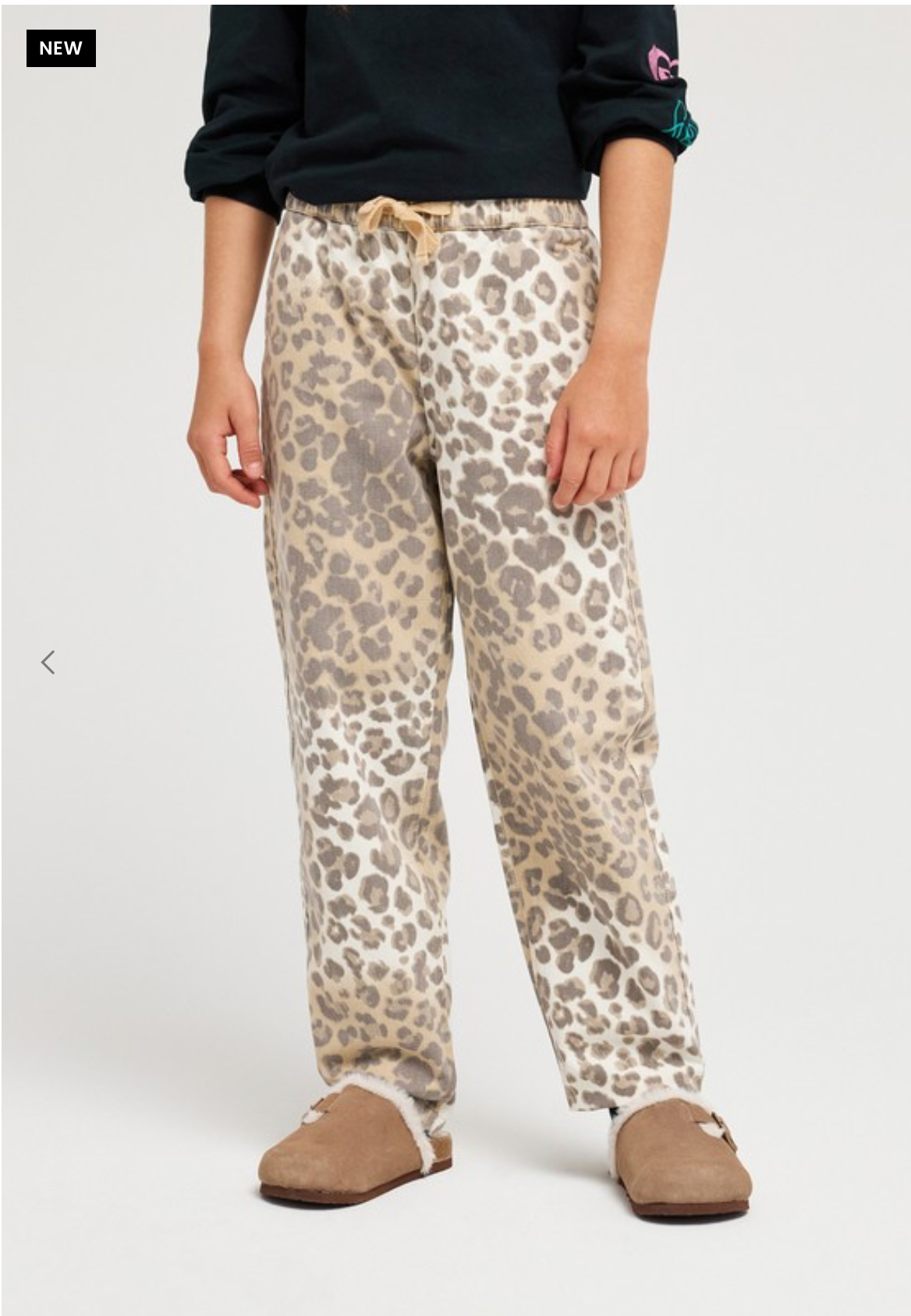 ROXY Thousand Stars Printed Girls Beige Corduroy Trousers