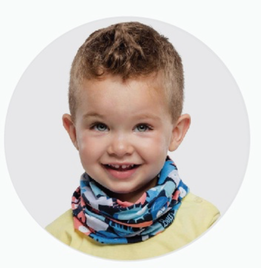 BUFF CoolNet UV® Neckwear BABY ++ SHOAL BLUE ++