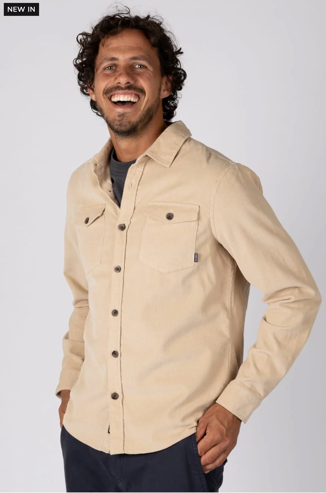 SALTROCK Lyon Mens Long Sleeve Cord Shirt