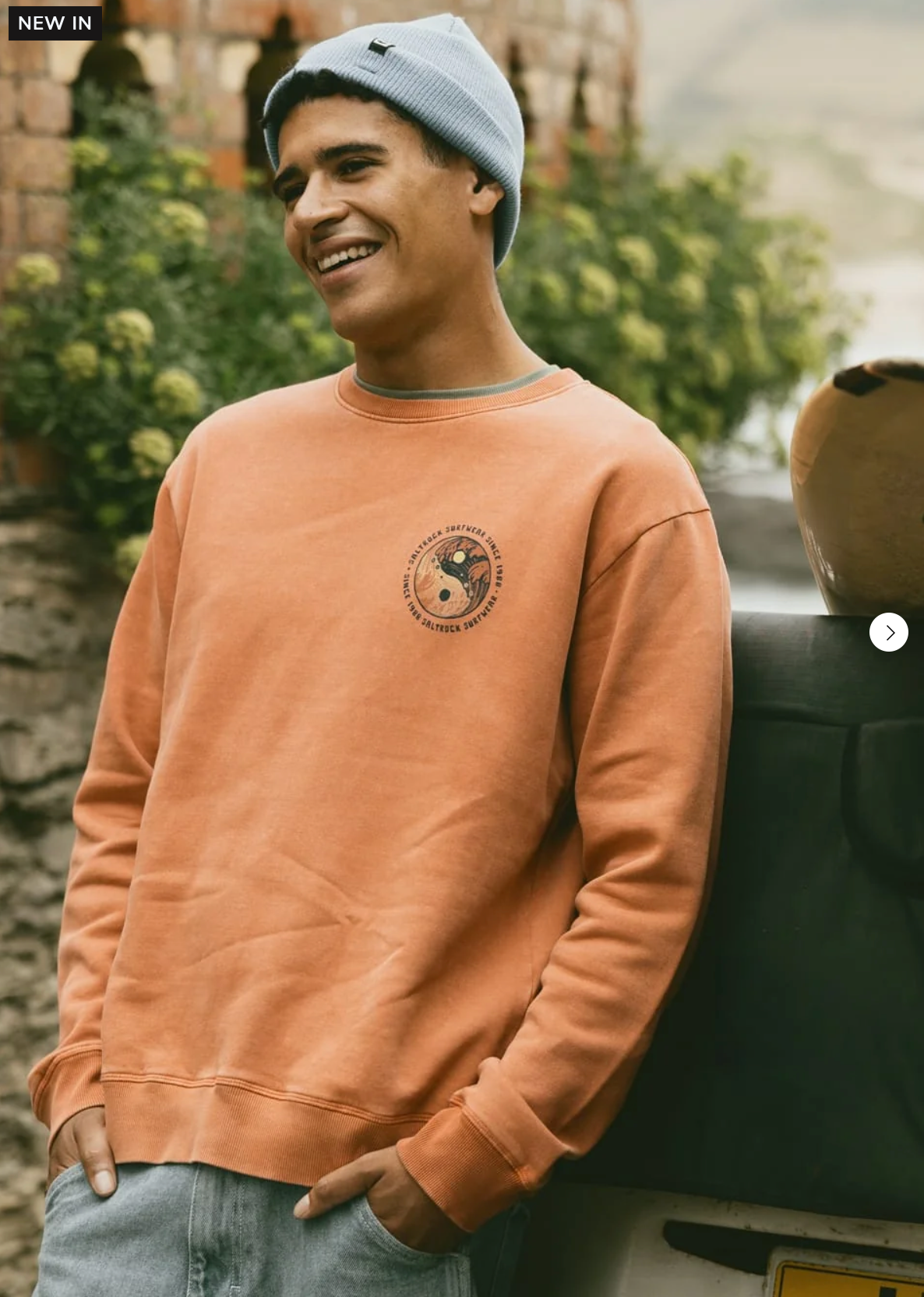 SALTROCK Yin Yang Wave Mens Sweatshirt
