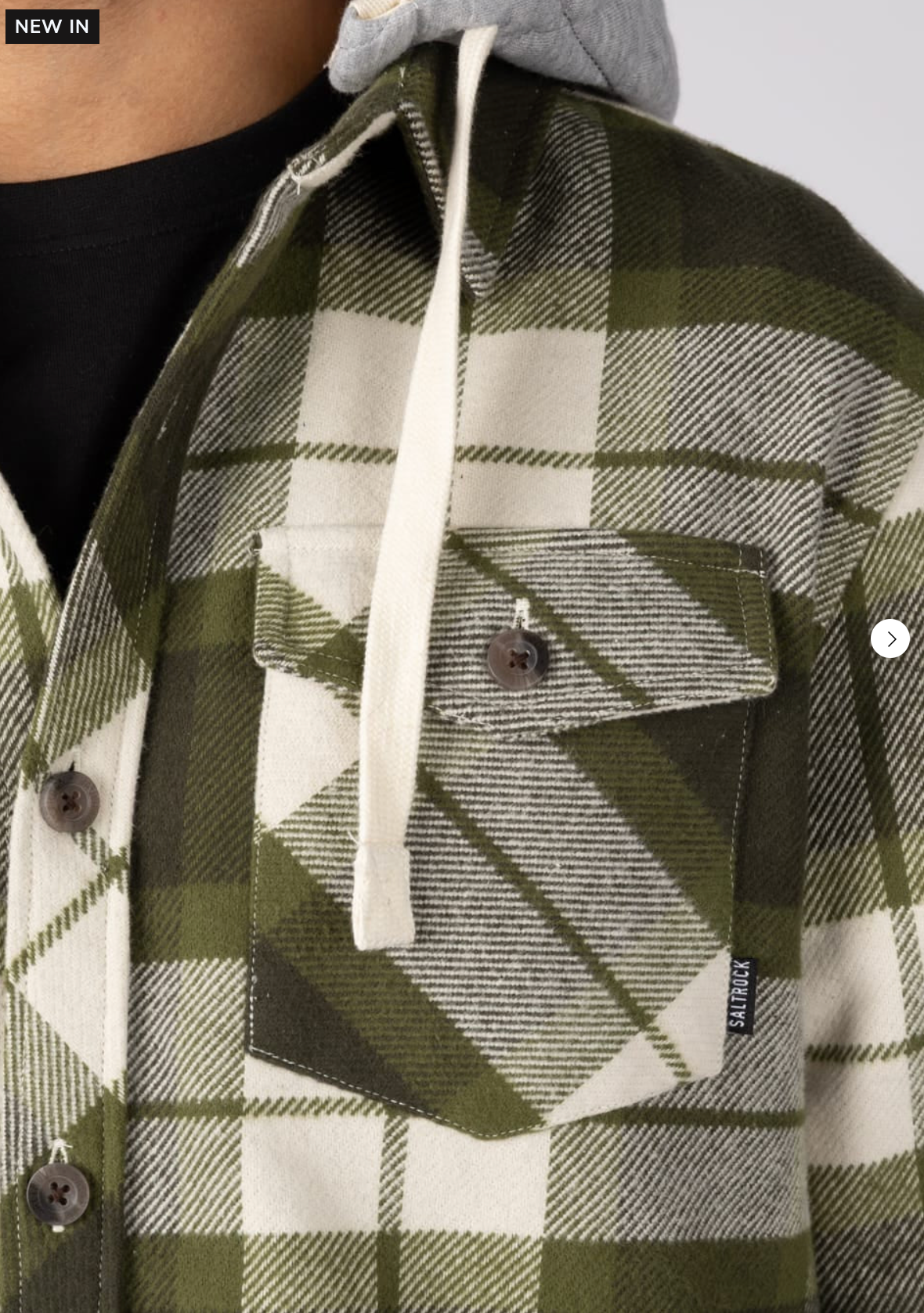 SALTROCK Beale Mens Hooded Shirt