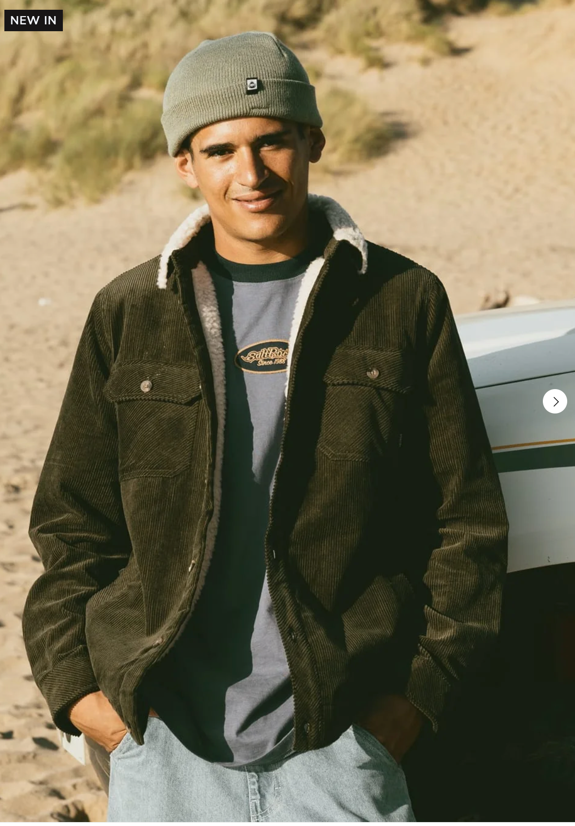 SALTROCK Zeke 2 Mens Sherpa Lined Cord Jacket