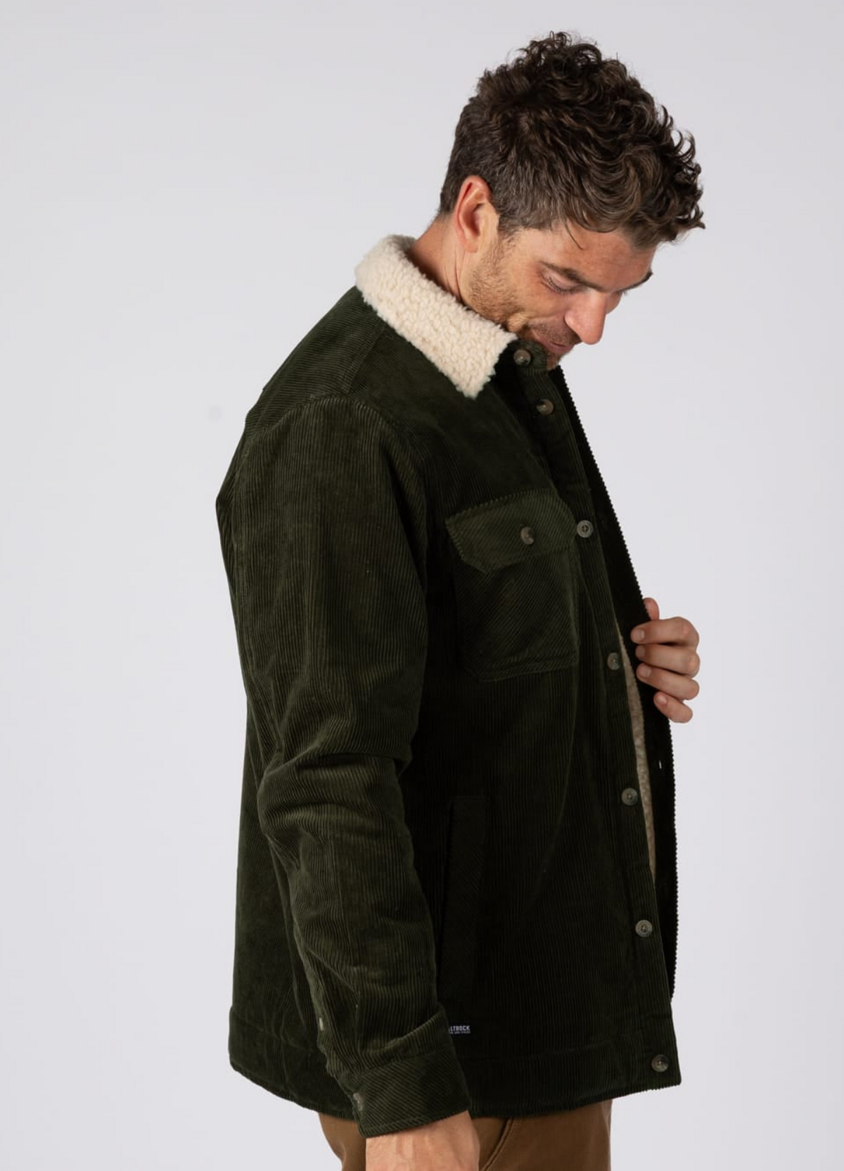 SALTROCK Zeke 2 Mens Sherpa Lined Cord Jacket