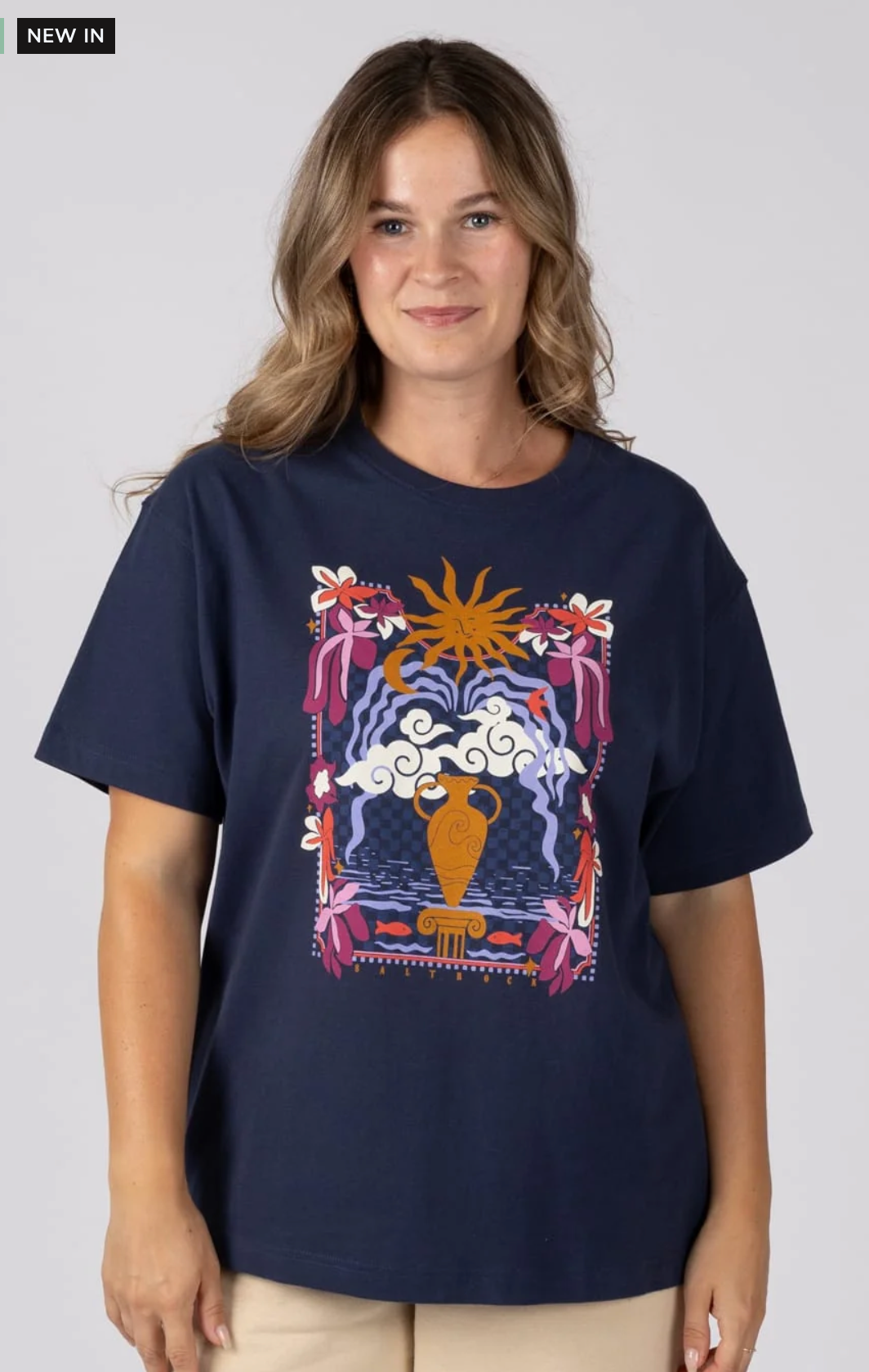 SALTROCK Athena Womens Oversized Short Sleeve T-Shirt