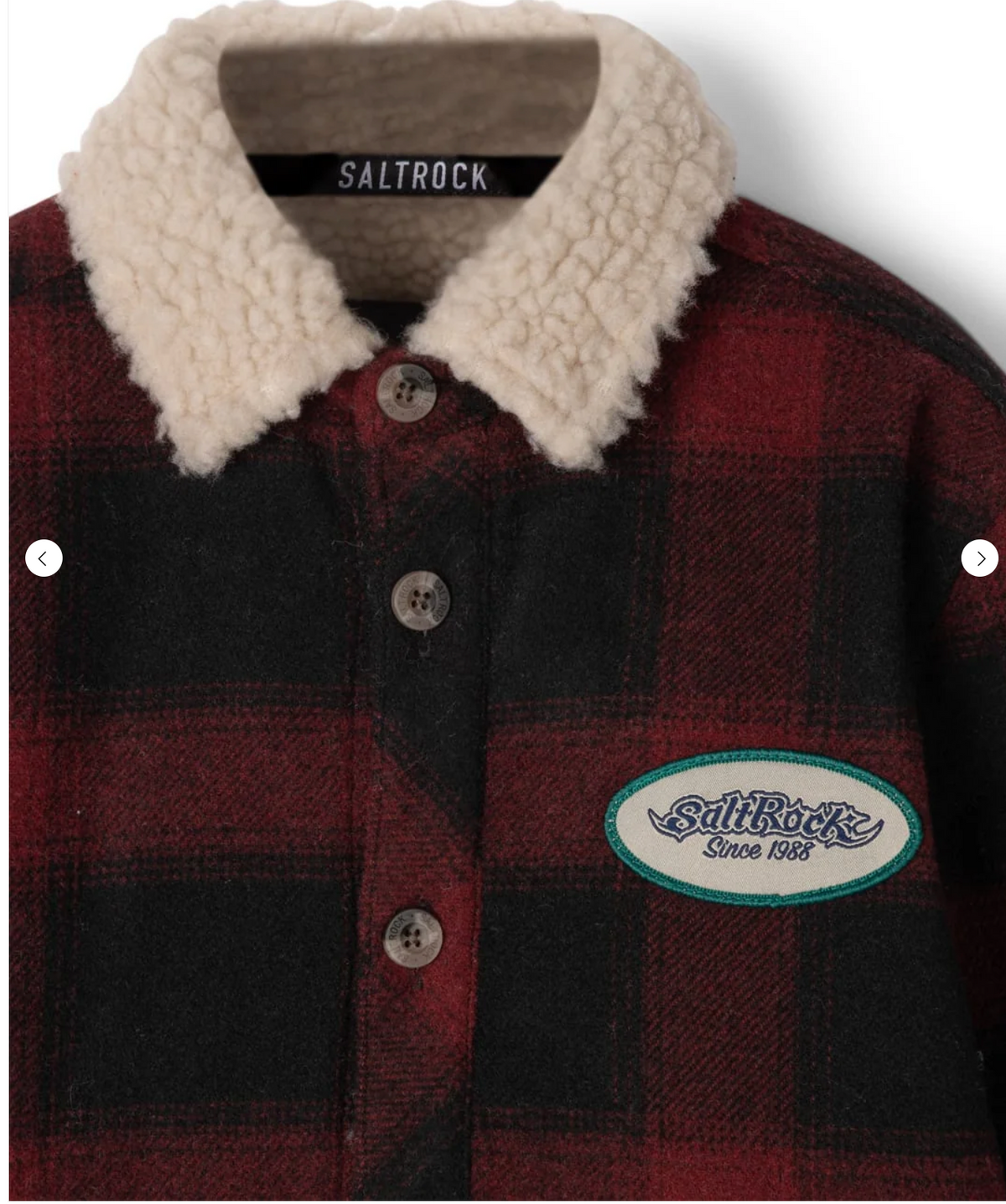 SALTROCK Fisher Kids Borg Lined Shirt