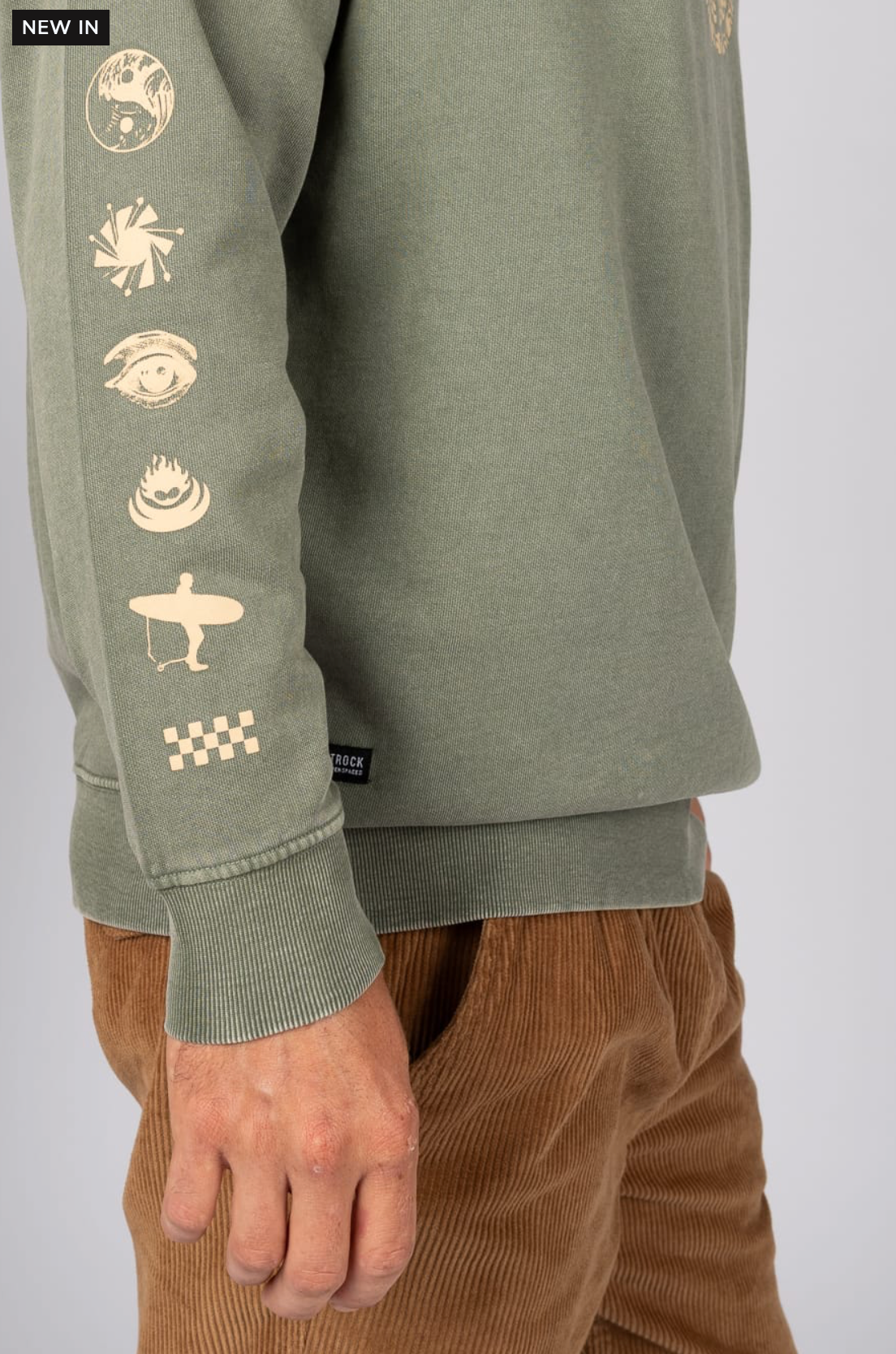 SALTROCK Cult Mens Oversized Sweatshirt