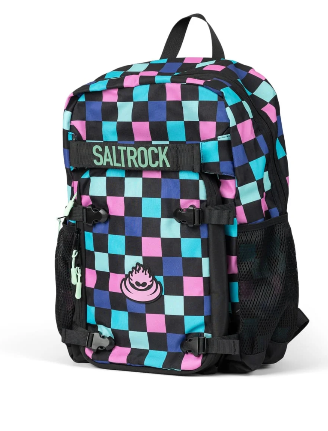 SALTROCK  Skatecheck Backpack Rucksack In Black