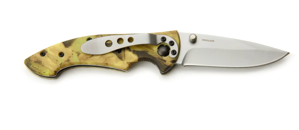 Whitby Camo Lock Knife (3") -LK124 -