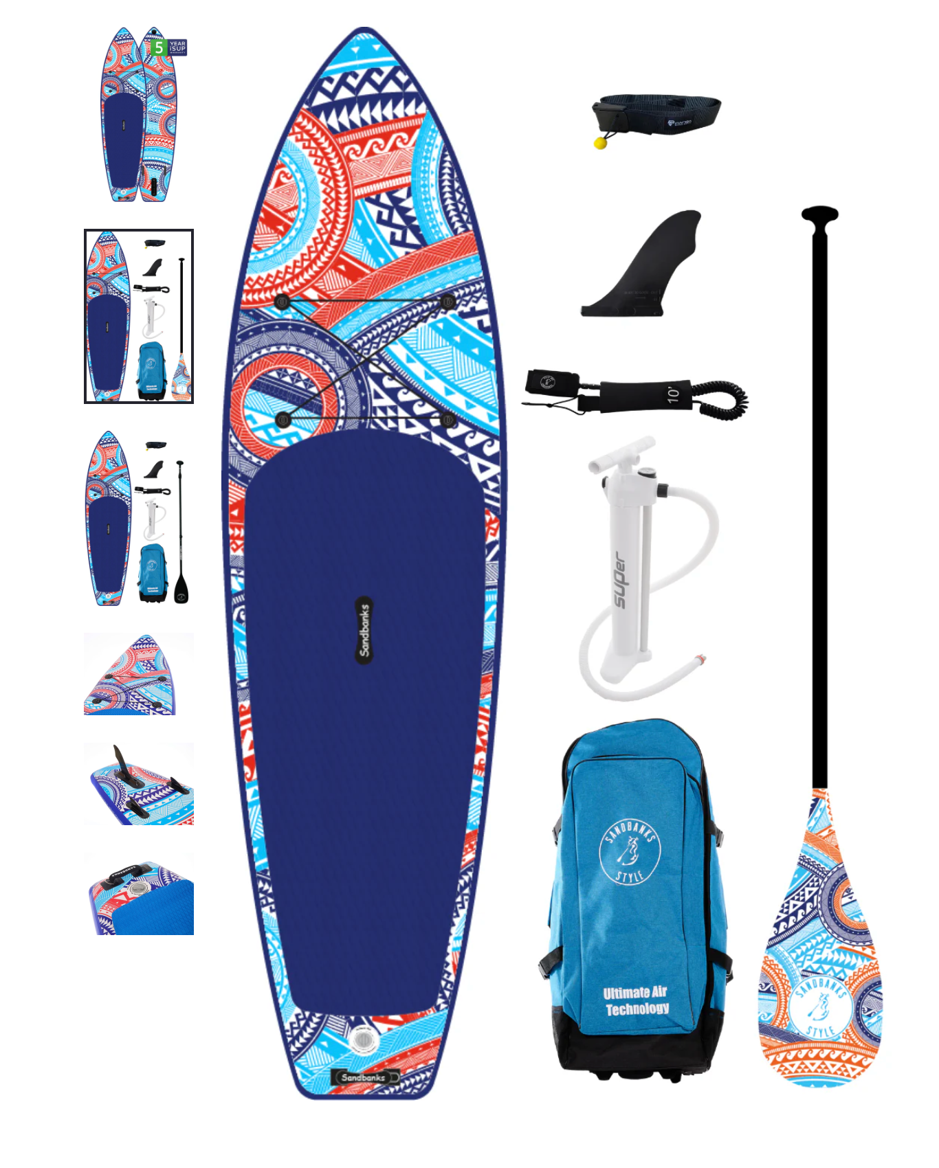 Sandbanks Style Ultimate Art 10'6 Sup Kit - Maui