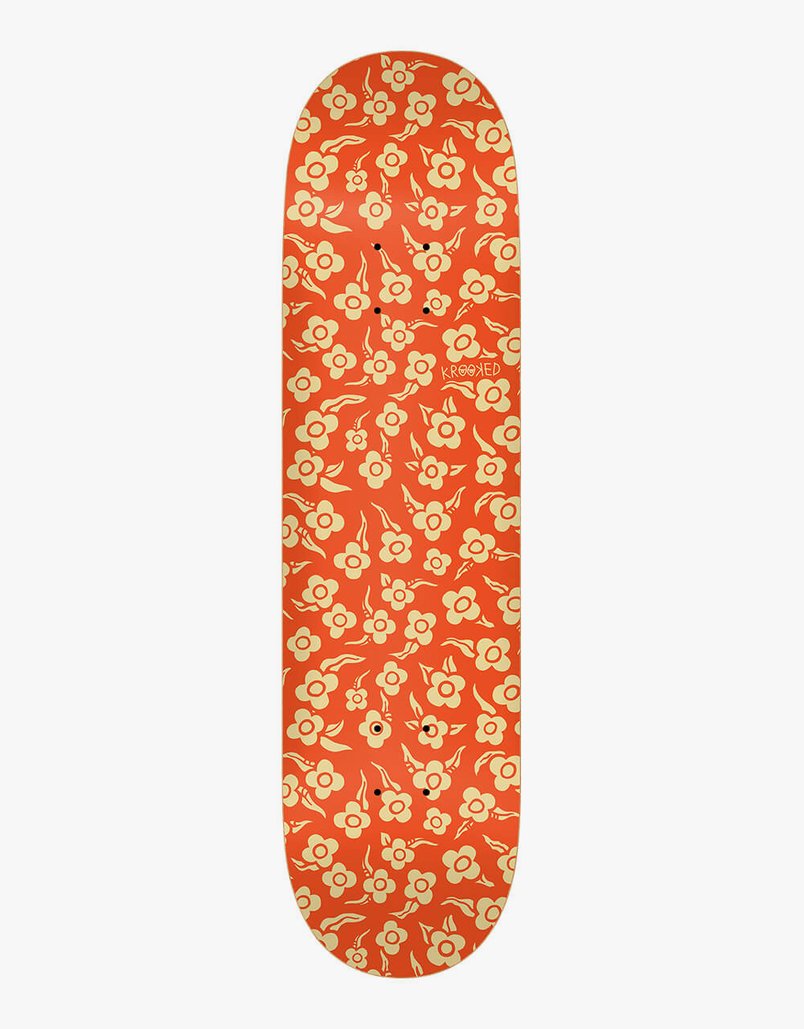 Krooked Flowers Skateboard Deck - 8.06"