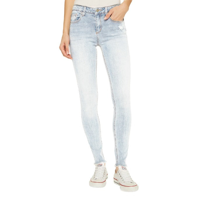 RVCA Ladies Bleached Dayley Skinny Jeans