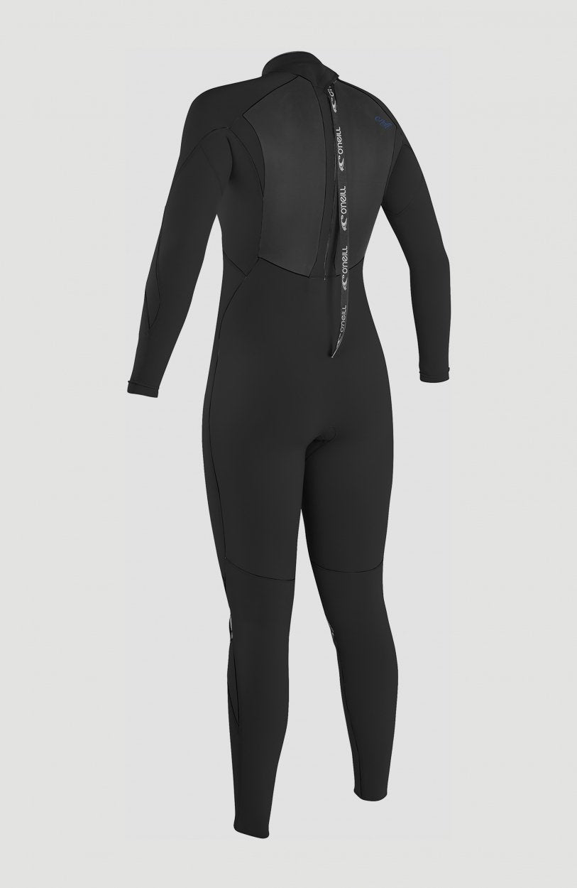 O'Neill Women's Epic 5/4 Back Zip Full Wetsuit -BLACK -4218