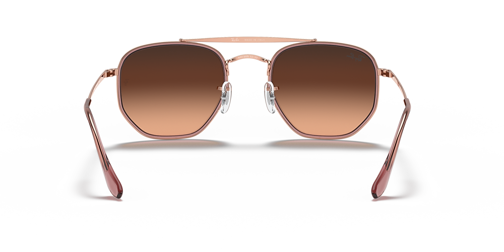 Ray Ban The Marshal II RB3648M Copper Pink Gradient Brown Sunglasses