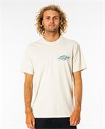 Rip Curl Mens Melting Summer Logo T-Shirt - Bone