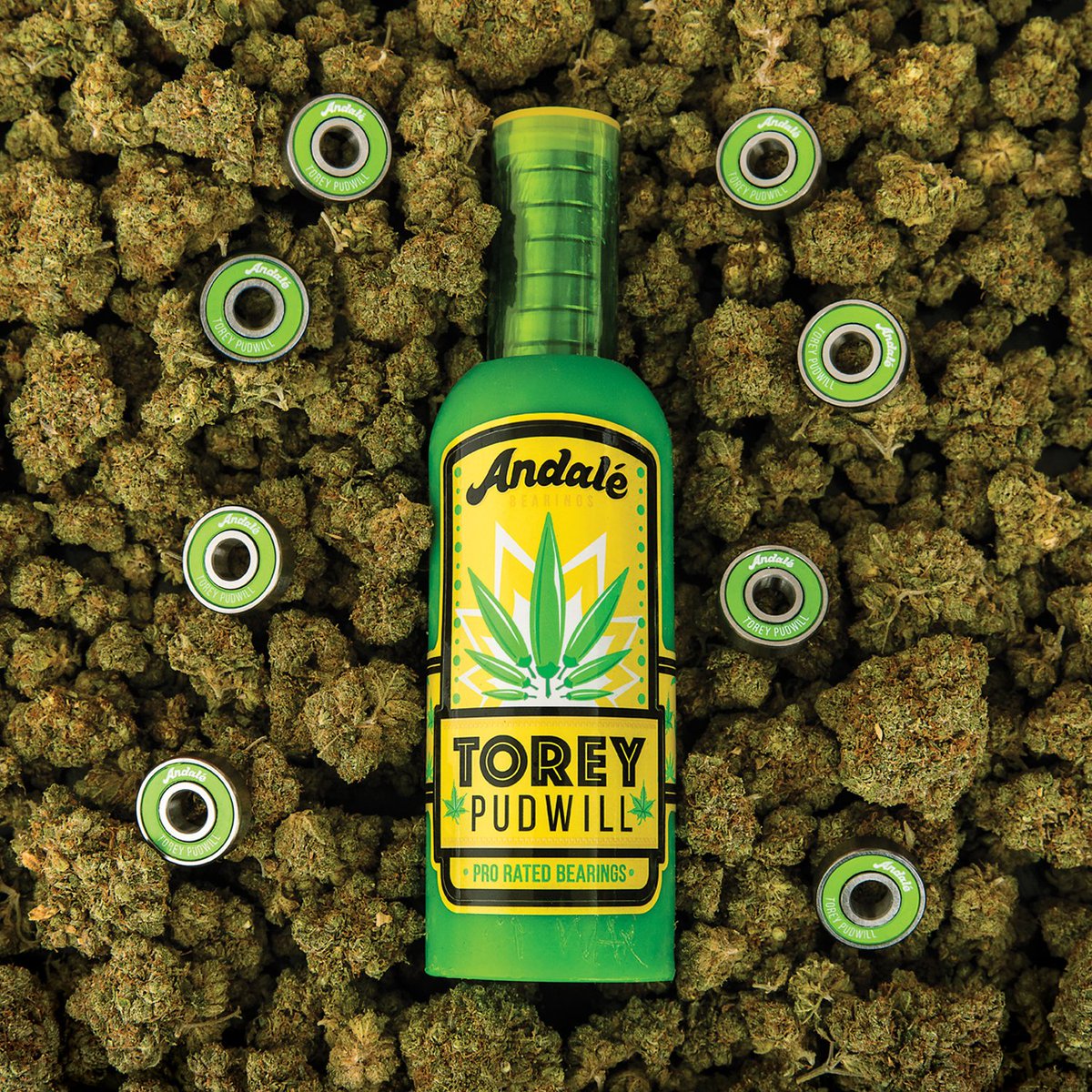 Andale Torey Pudwill Green Sauce Bearings and Wax