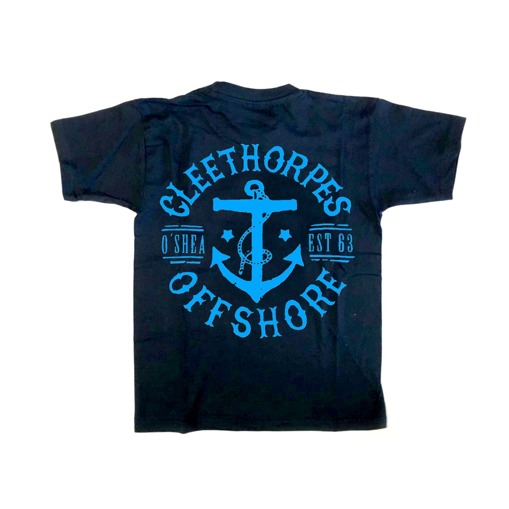 Cleethorpes New Navy Ladies T-Shirt - Anchor -