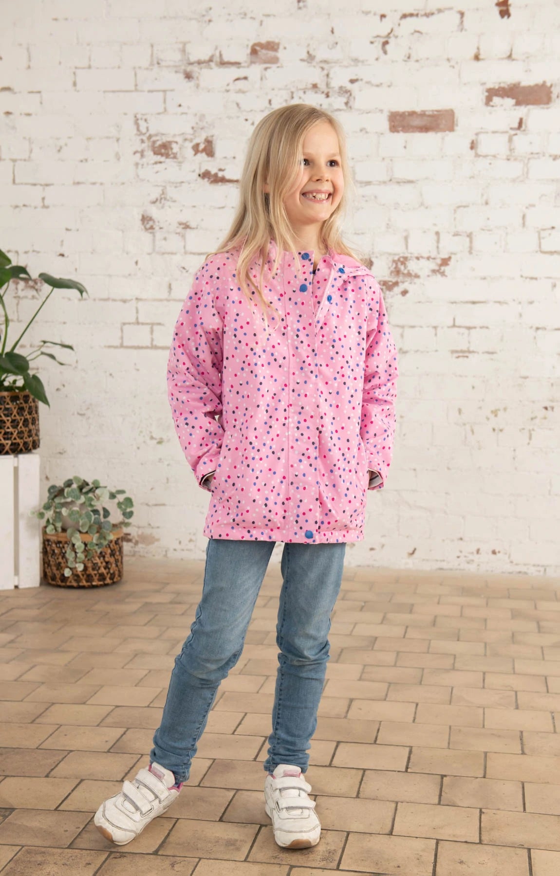 Light House  Olivia Jacket - Rose Pink Dot