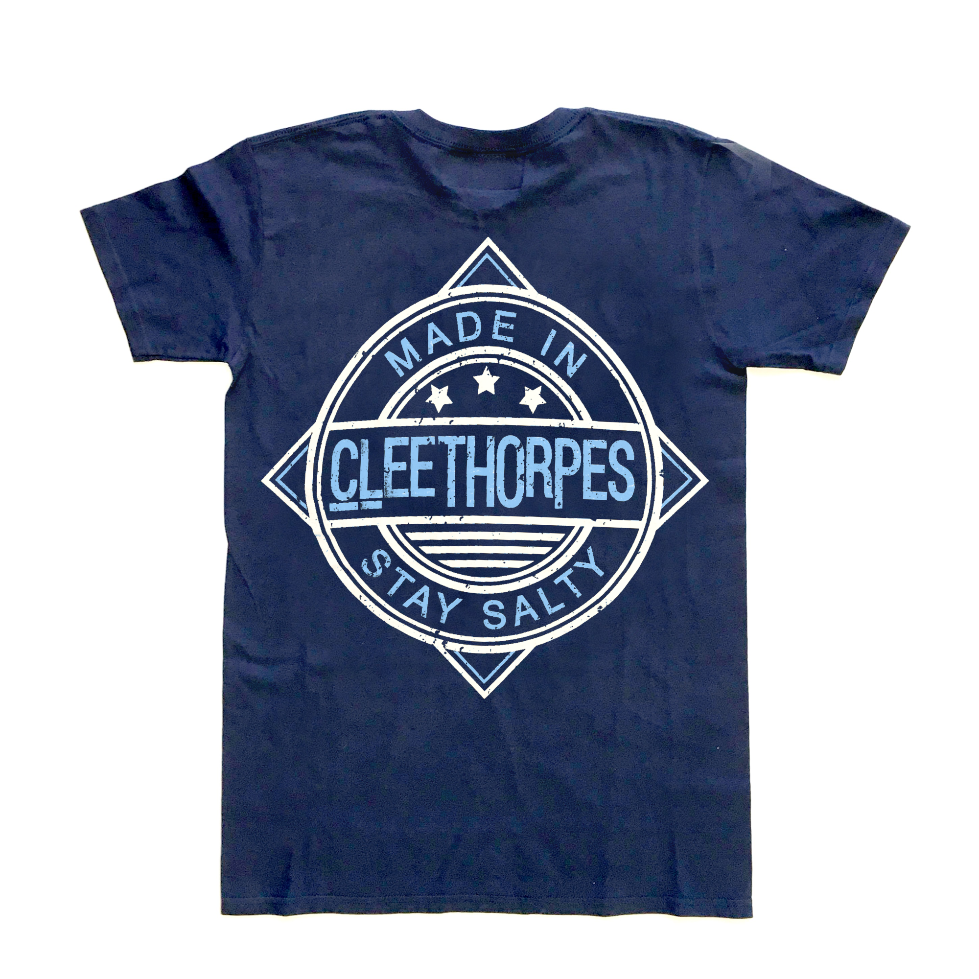 Cleethorpes Navy "Stay Salty" T-Shirt
