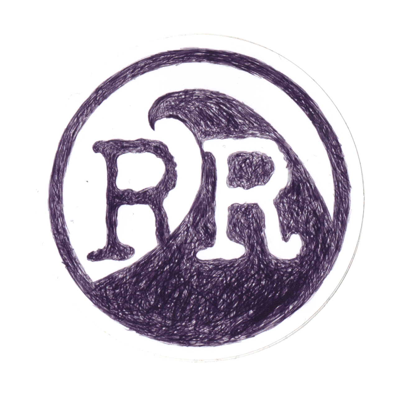 Reef Rash Original Logo 3.5" Sticker