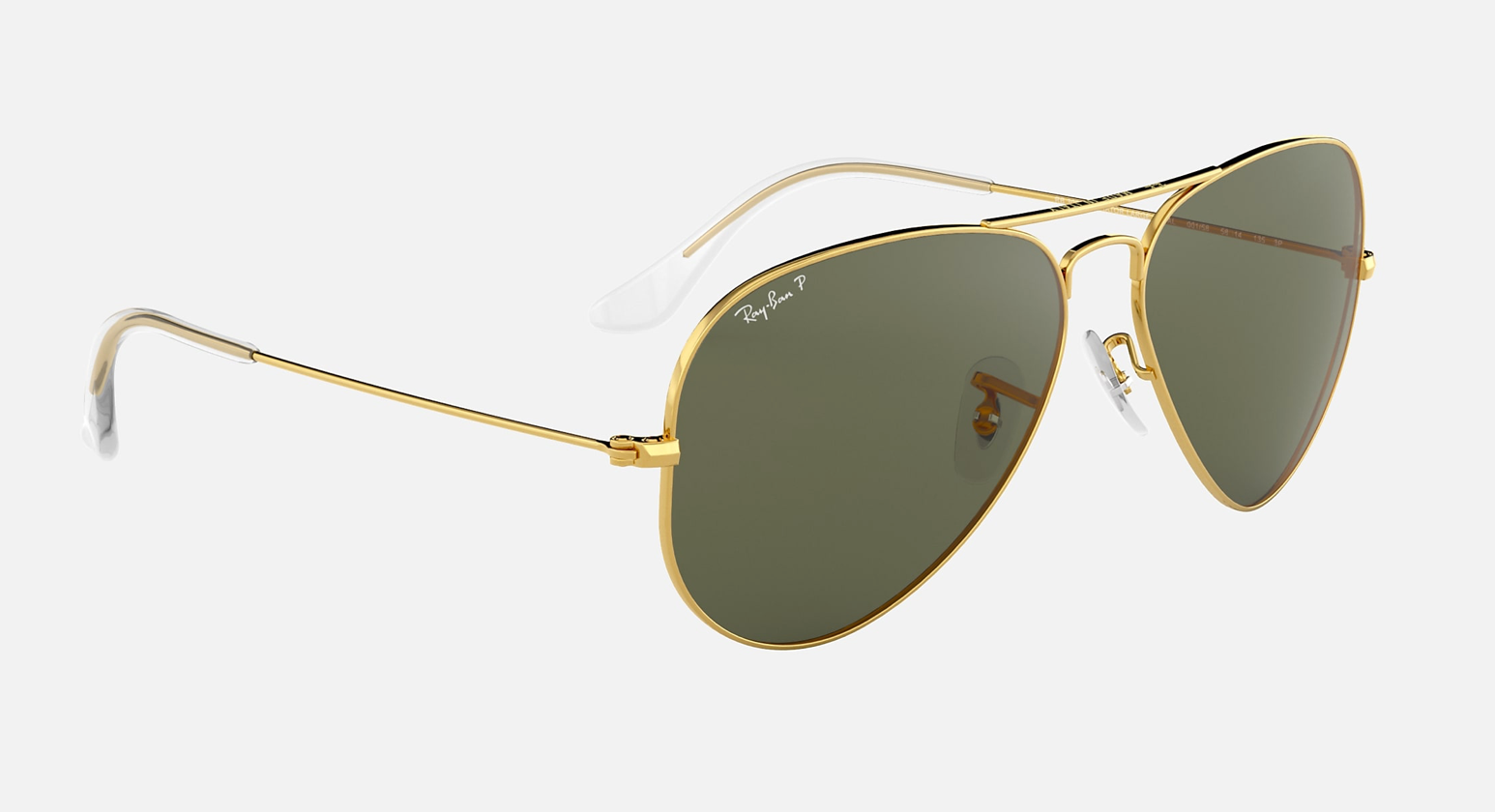 Ray Ban Aviator Classic Rb3025 Gold Metal G-15 Green Sunglasses