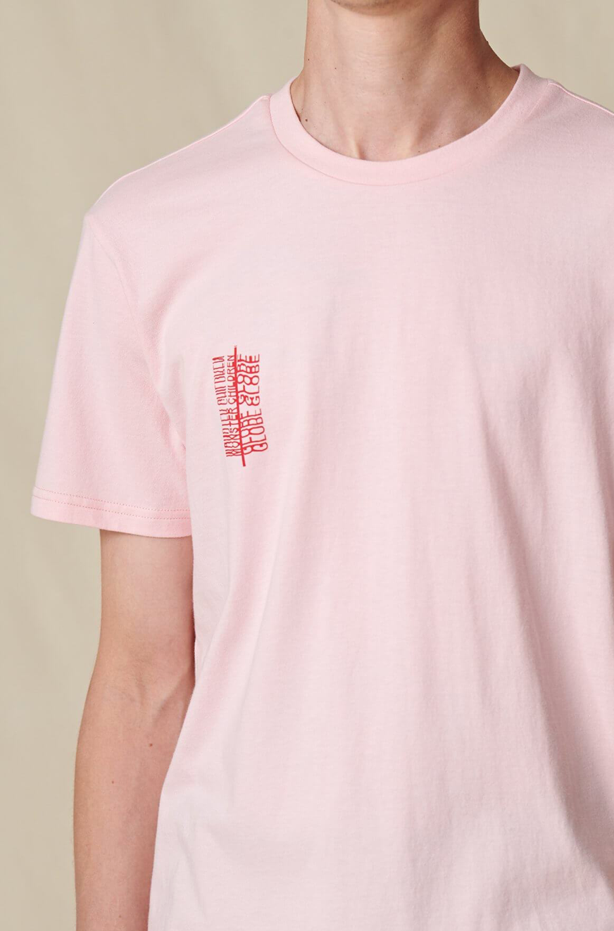 Globe Mens Refuse Bubblegum T-Shirt - Pink