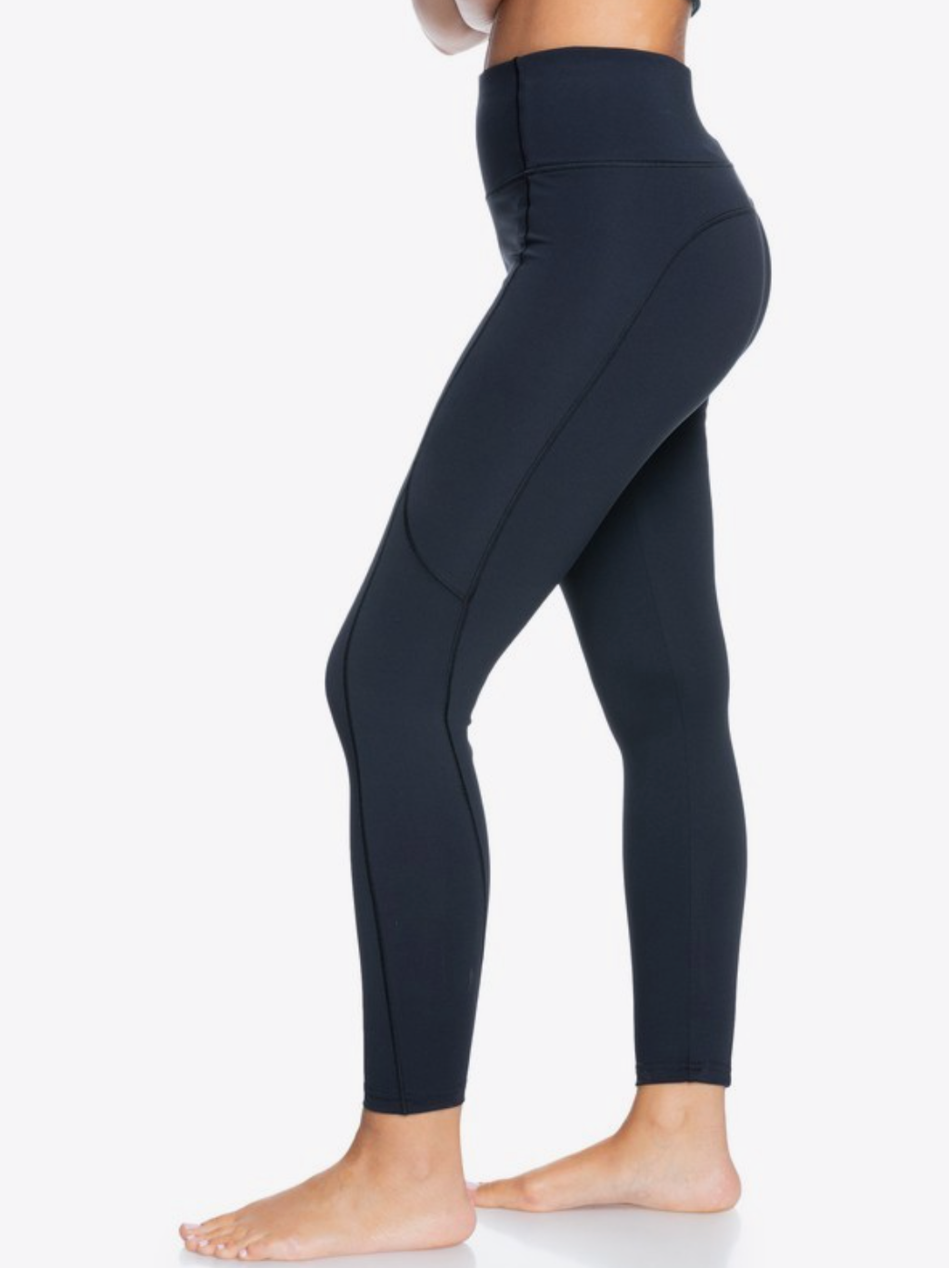 Roxy Ladies Back Of My Mind Workout Leggings - Anthracite