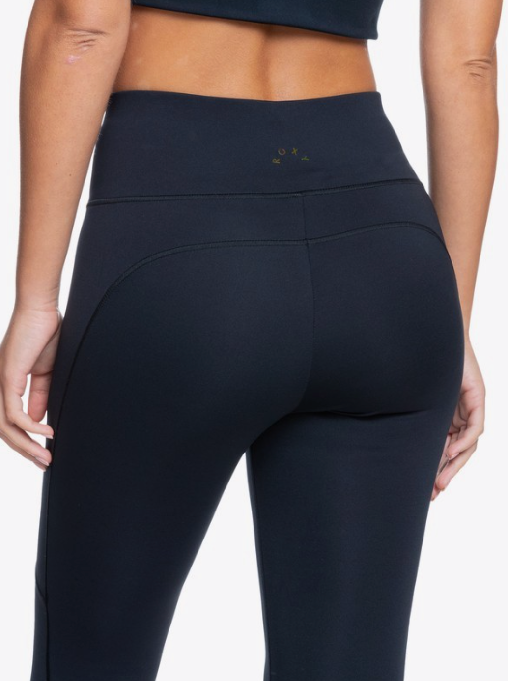 Roxy Ladies Back Of My Mind Workout Leggings - Anthracite